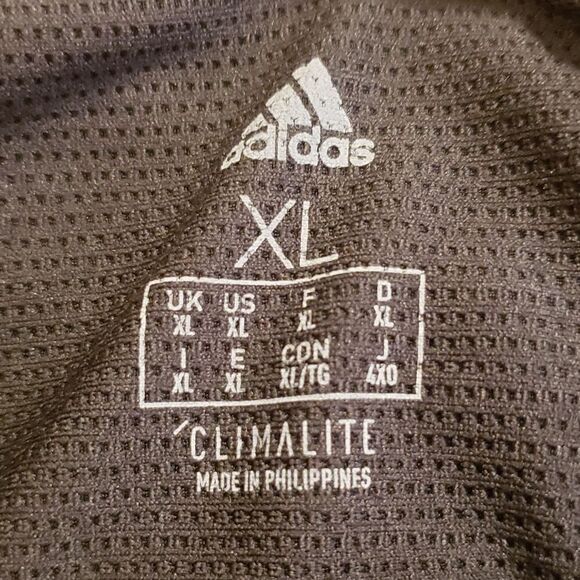 Adidas Climalite Mens Athletic Short Sleeve‎ Black T-Shirt Size XL NWT - Picture 5 of 5